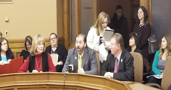 Rep. Doyle, Rep. Pronschinske, Sen. Darling Assembly Committee on Children and Families 1-17-18 eupdate.jpg