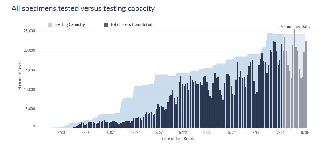 Testing v Testing Capacity DHS 8-7-2020.PNG