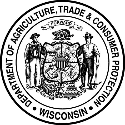 WI Department of Agriculture, Trade, and Consumer Protection Logo - Black and White