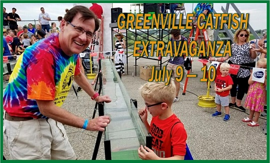 Greenville Catfish Days July 9-10