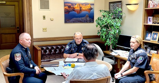 Police chiefs meeting with Rep. Murphy