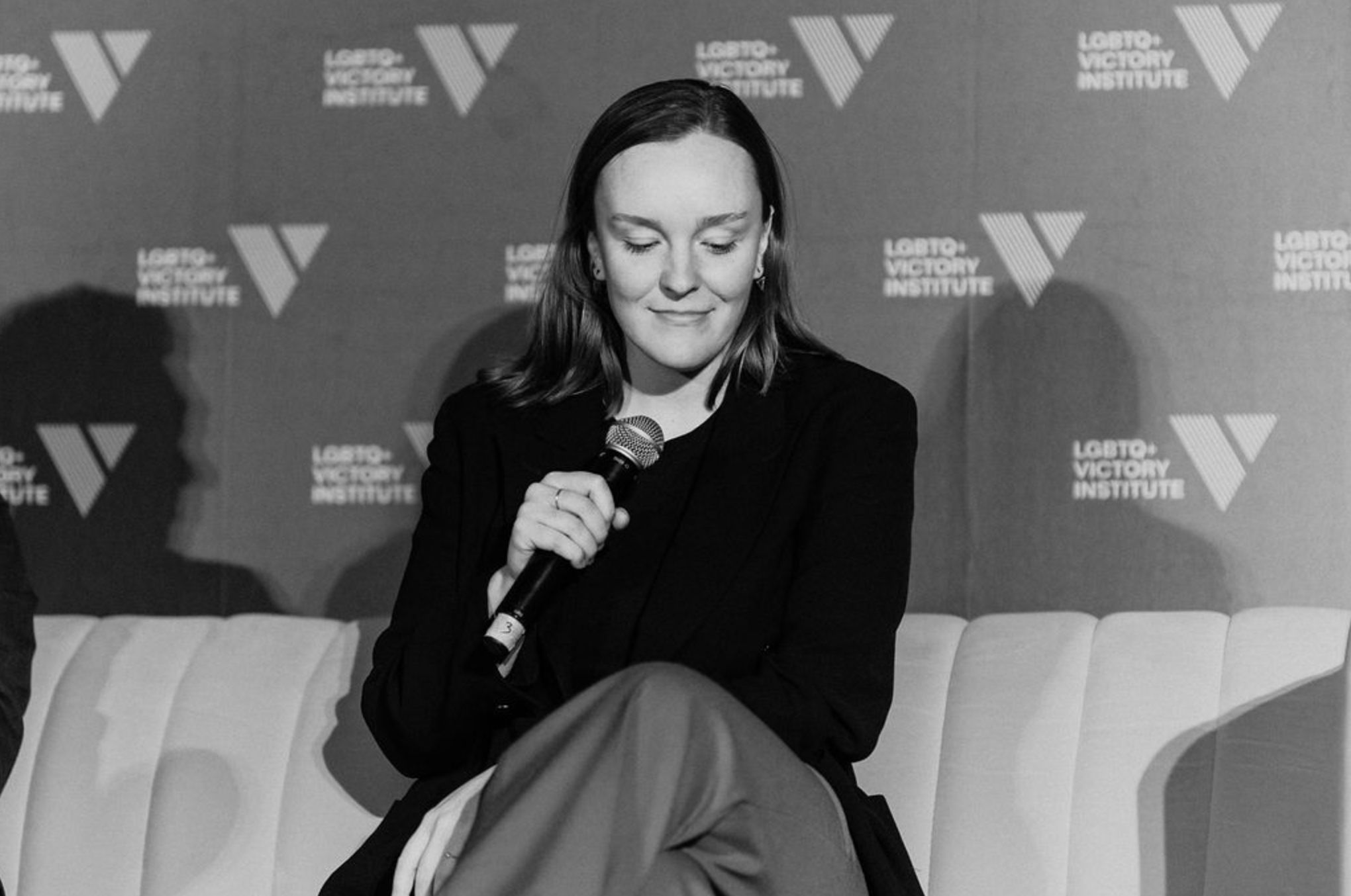 Rep. Neubauer at the 2023 LGBTQ+ Victory Institute Conference