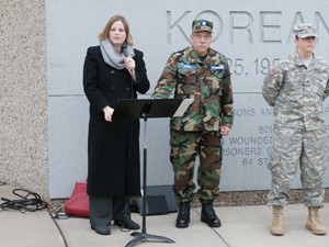 Katrina Speaking Korean War Memorial.jpg