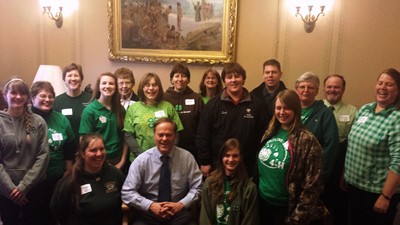 Meeting with the Shawano 4-H