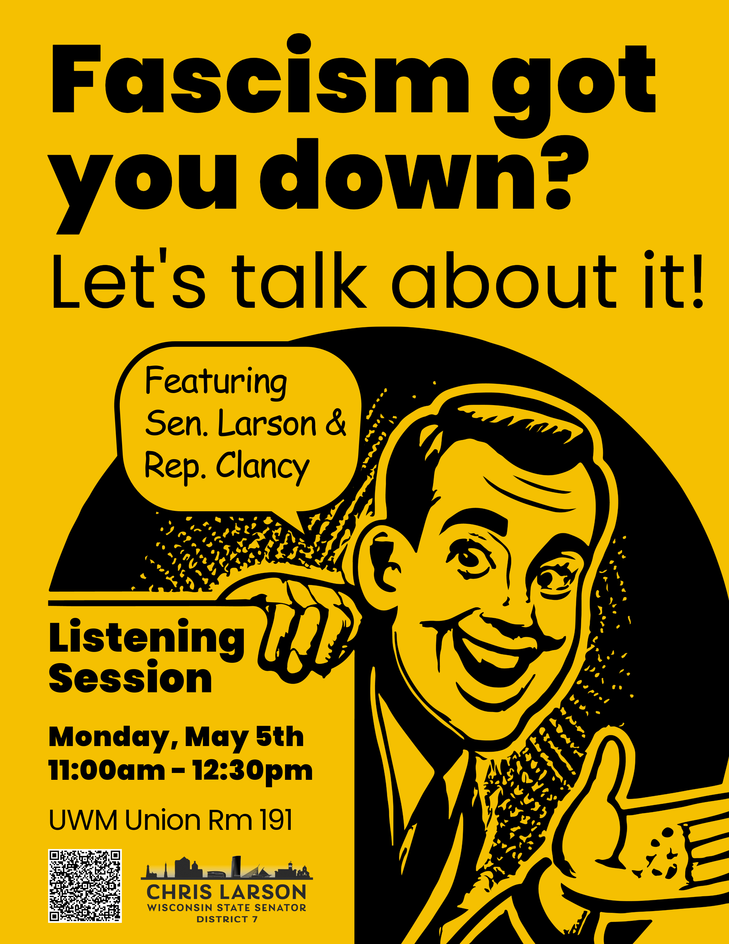 Invitation to May 5 Town Hall at UWM