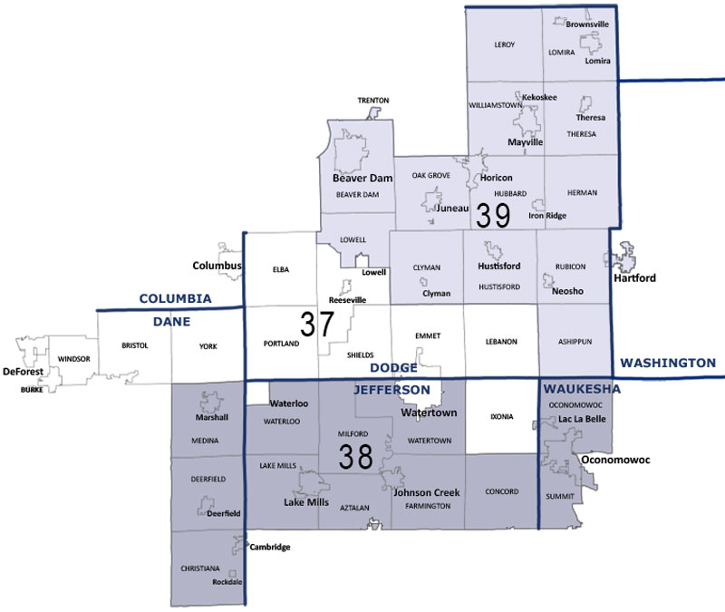 Senate District 13 map