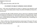 State Representative Dianne Hesselbein's statement following the draft publication of the U.S. Supreme Court's ruling that would overturn Roe v. Wade.