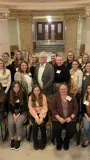 Senator Smith poses with the Wisconsin Nurses Association during Nurses Day at the Capitol.