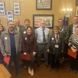 Senator Smith posing with members of the Wisconsin Farm Bureau during their Capitol visit.