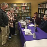 Senator Smith visiting the Chippewa Falls Public Library.