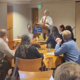 Senator Smith speaking at the Wisconsin Farmers Union Lobby Day.