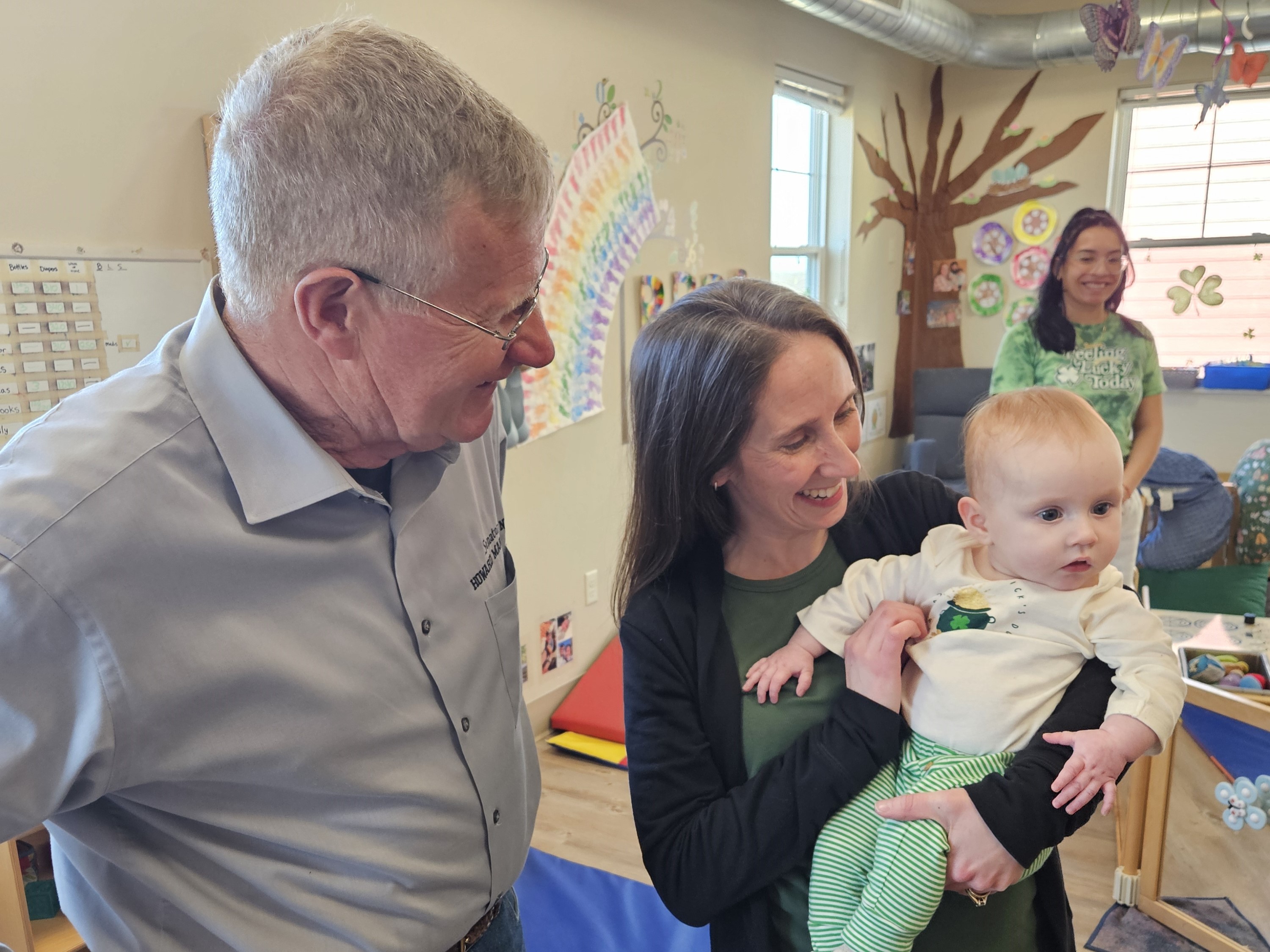 Senator Marklein at Little Vikings Childcare